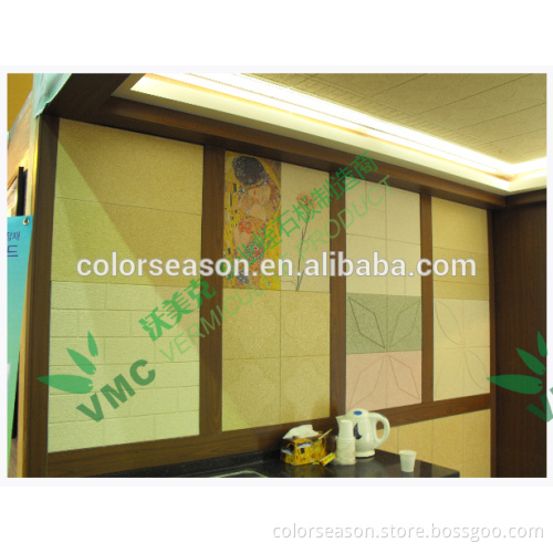 Vermiculite fireproof decorative interior board